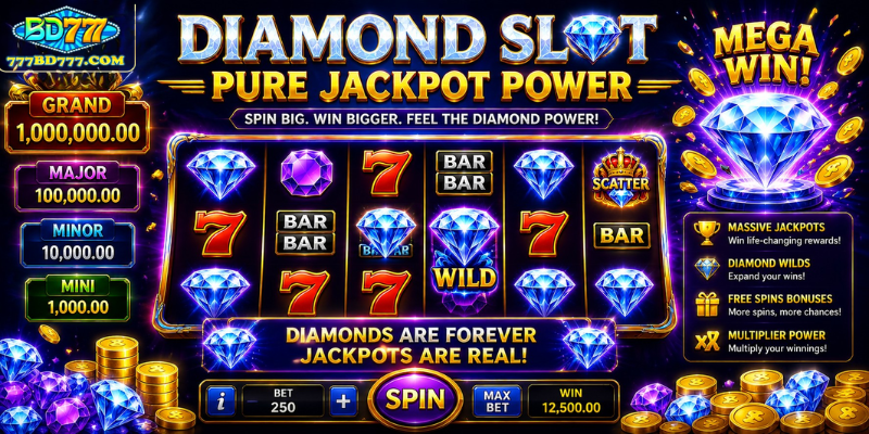 Diamond Slot – Pure Jackpot Power