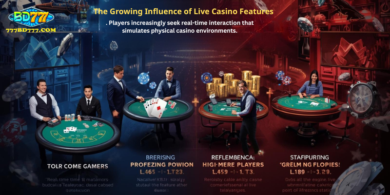 The Growing Influence of Live Casino Features