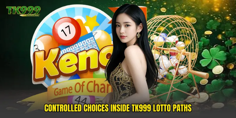 Controlled choices inside TK999 lotto paths