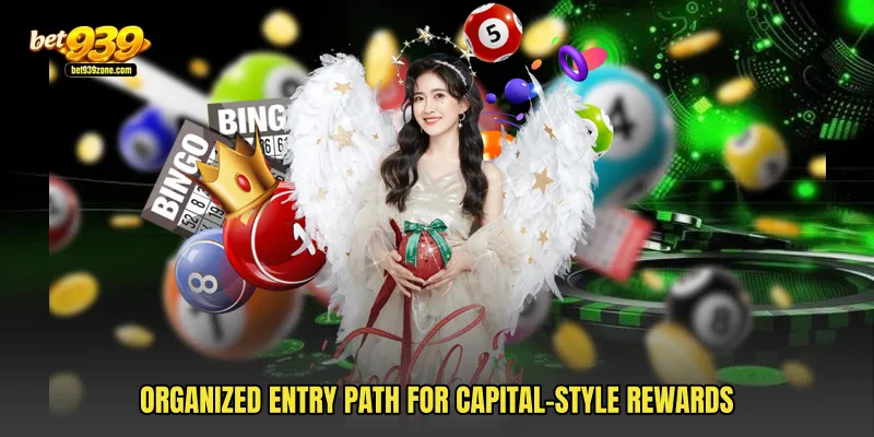Organized entry path for capital-style rewards