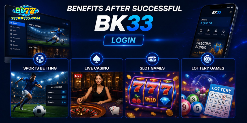 Benefits After Successful BK33 Login